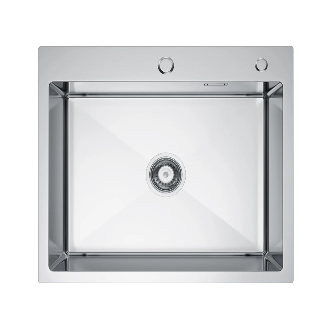 Zlewozmywak stalowy jednokomorowy 50x45 cm INOX od Velazo.