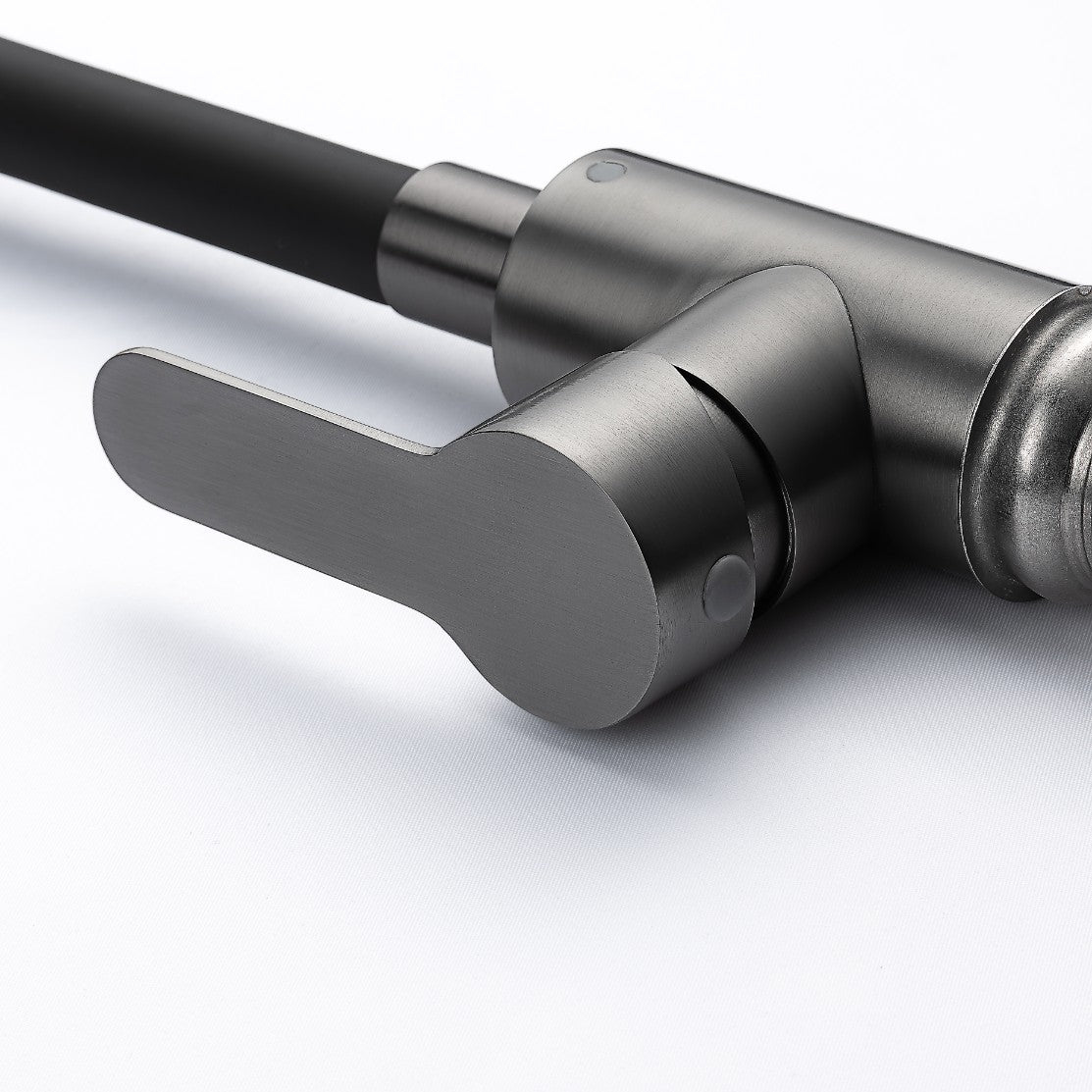 Küchenarmatur mit flexiblem Auslauf Schwarz Flexi/Graphit