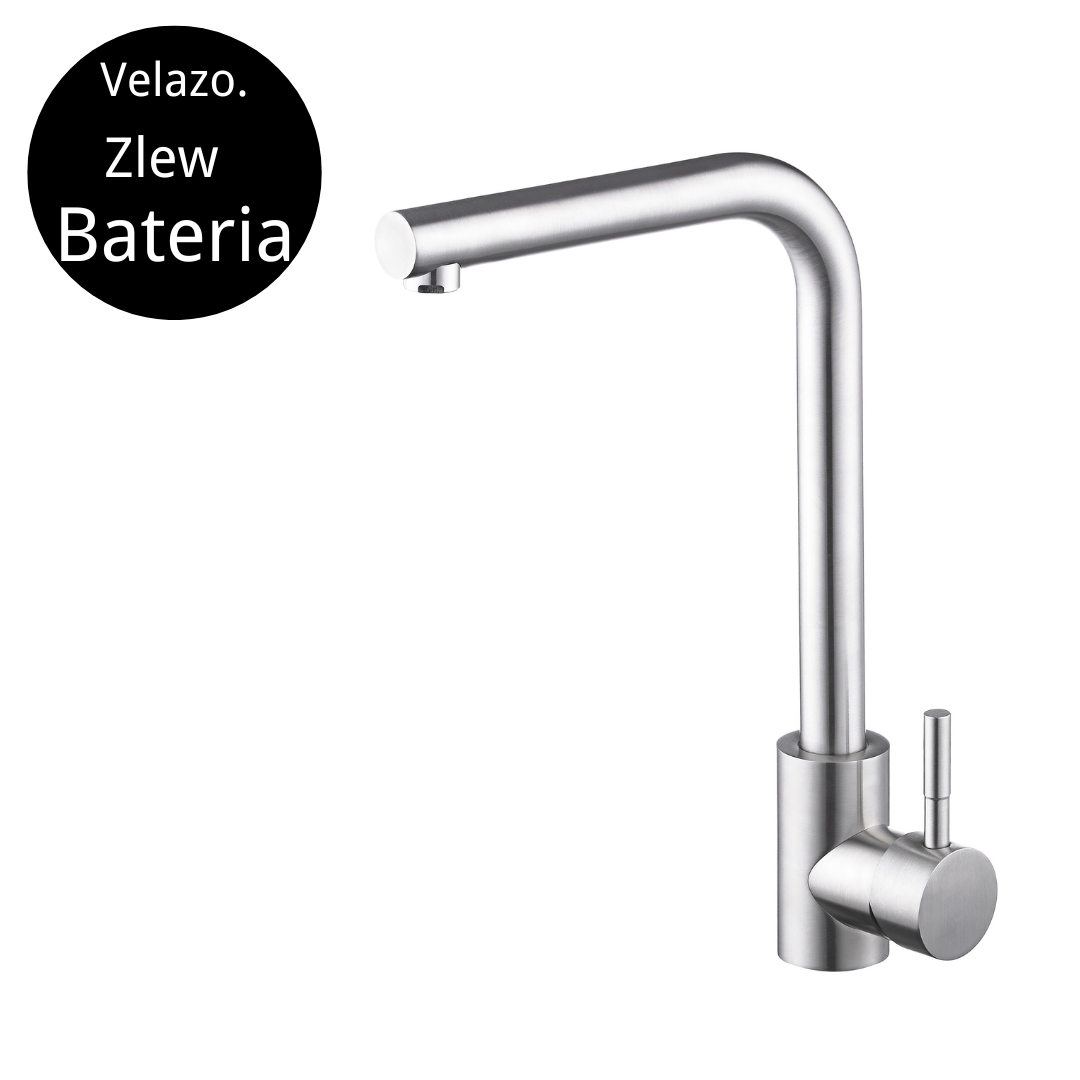 L-förmiger Küchenhahn für die Haushaltsspüle, Gemüsewaschhahn mit Kalt- und Warmwasserfunktion, Spritzschutz
