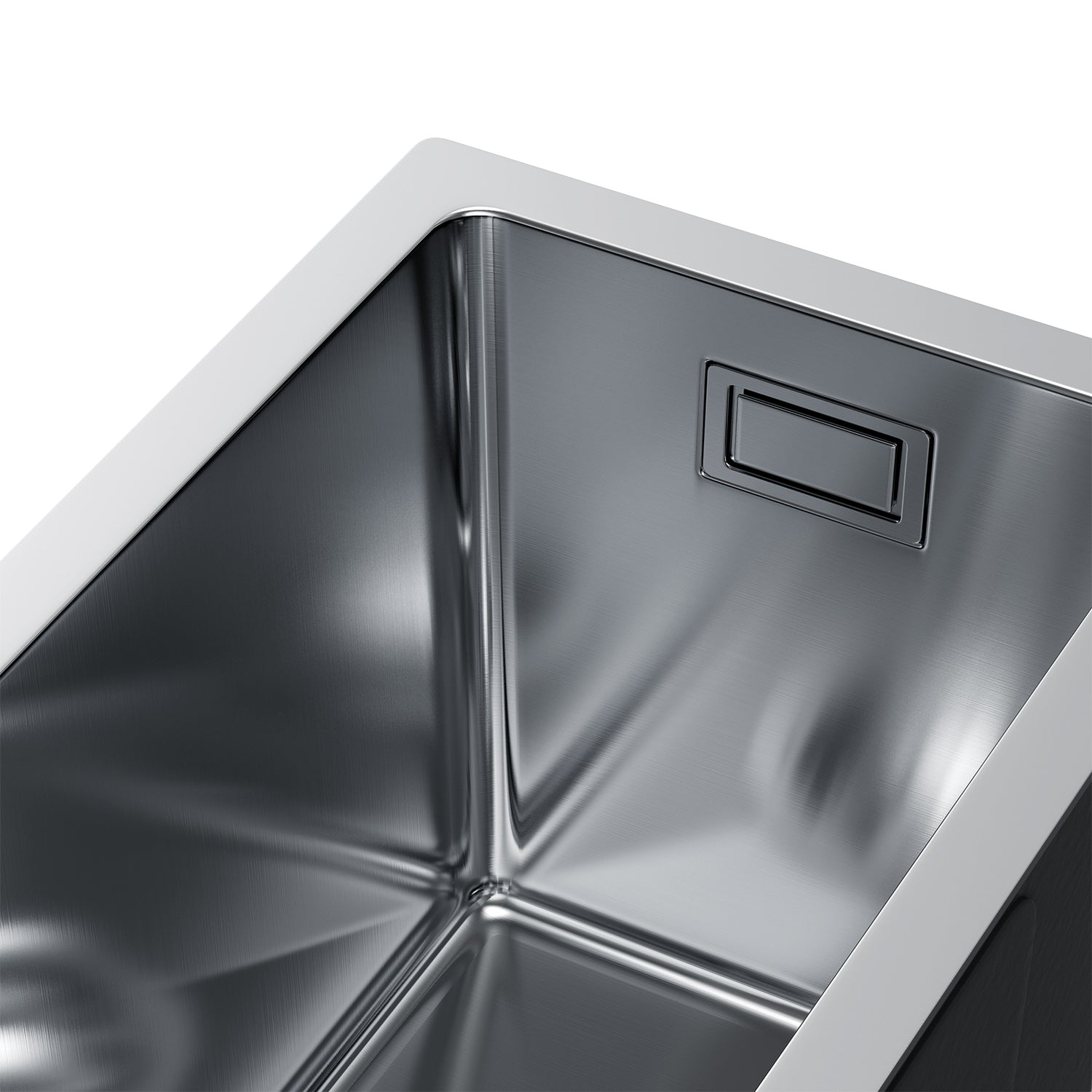 Mały Zlewozmywak Jednokomorowy Stalowy 22x44cm w kolorze INOX od Velazo.