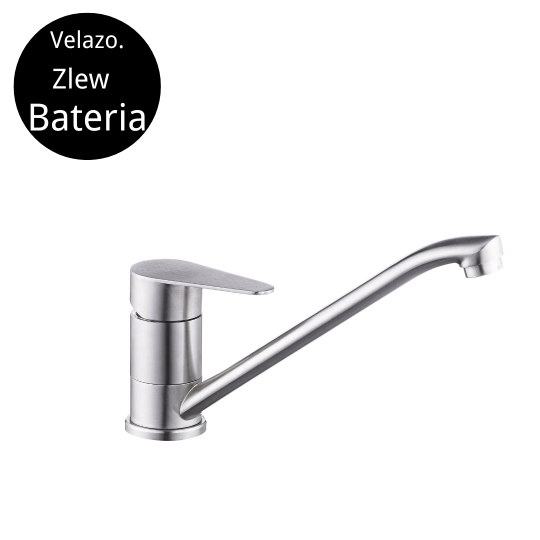 Stainless steel sink tap, hot and cold water tap, kitchen tap