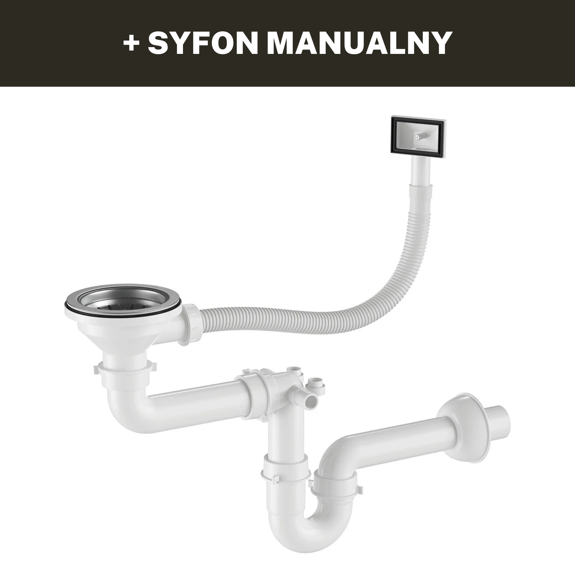 Zlewozmywak stalowy jednokomorowy 60x50 cm PVD Grafitowy od Velazo.