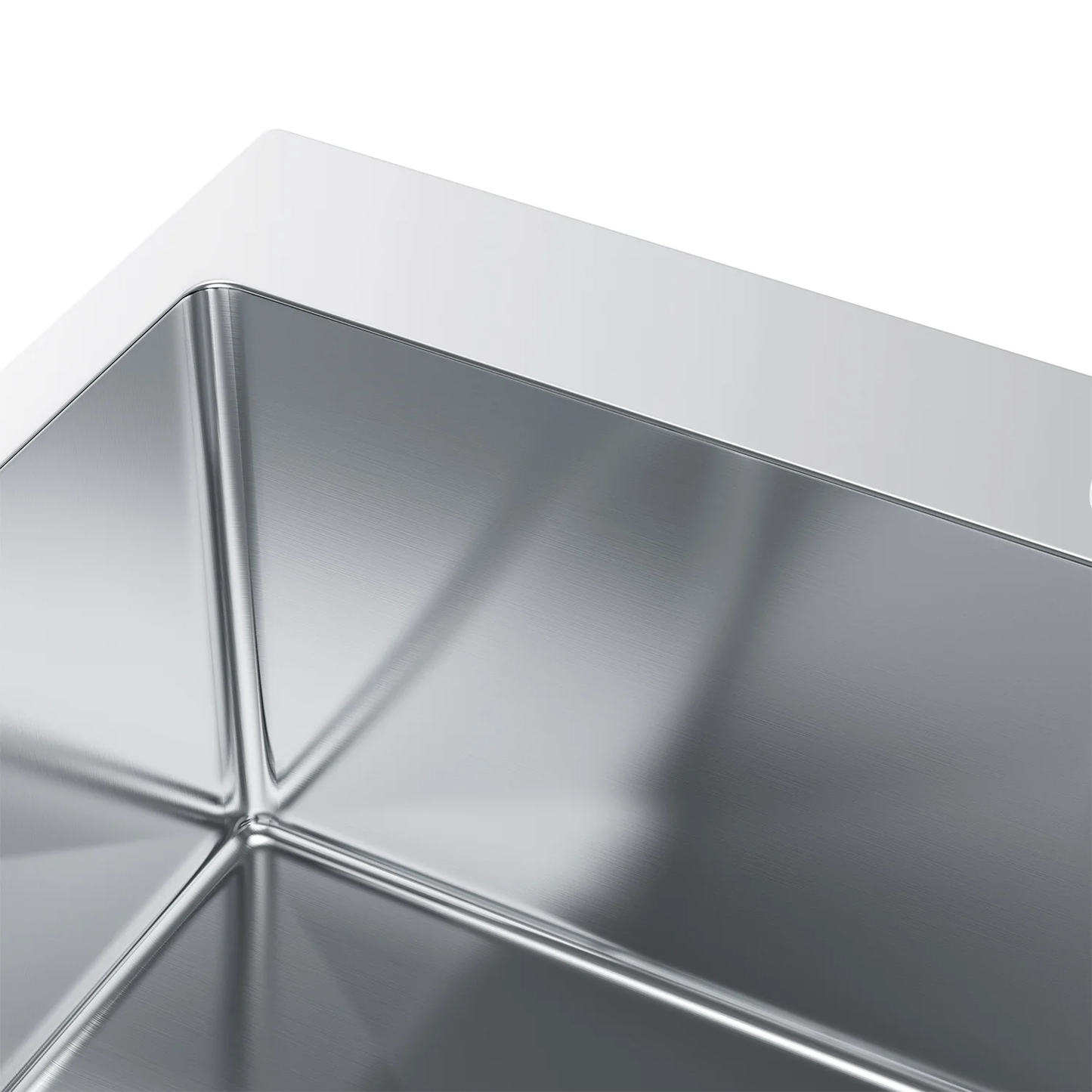 Edelstahlspüle – 60 x 50 cm in der Farbe INOX von VELAZO.