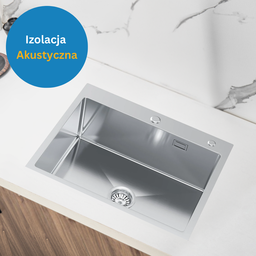 Zlew ze Stali Nierdzewnej - 60x50cm w kolorze INOX od VELAZO.