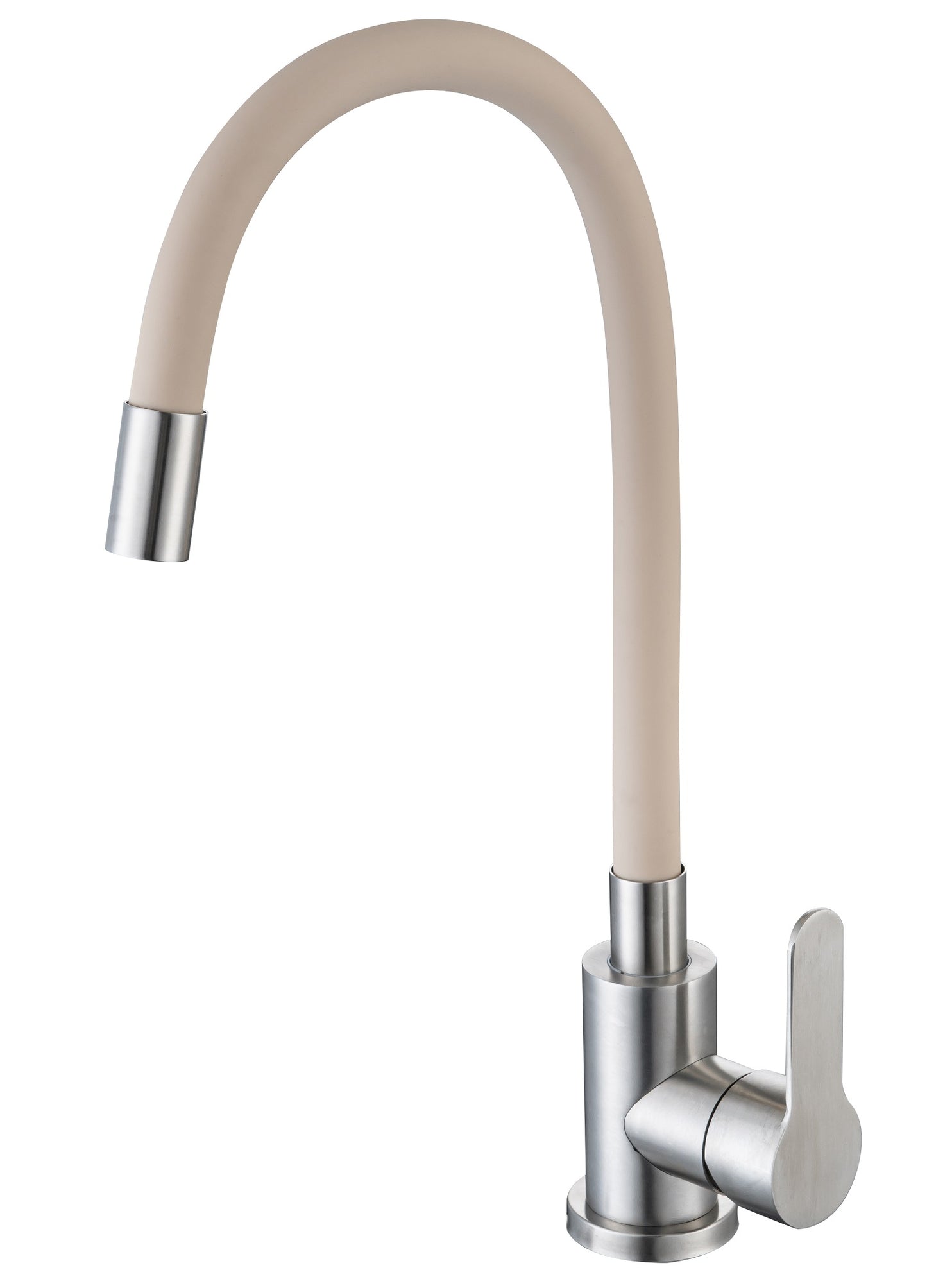 Kitchen Tap with Flexible Spout Beige Flexi / Graphite