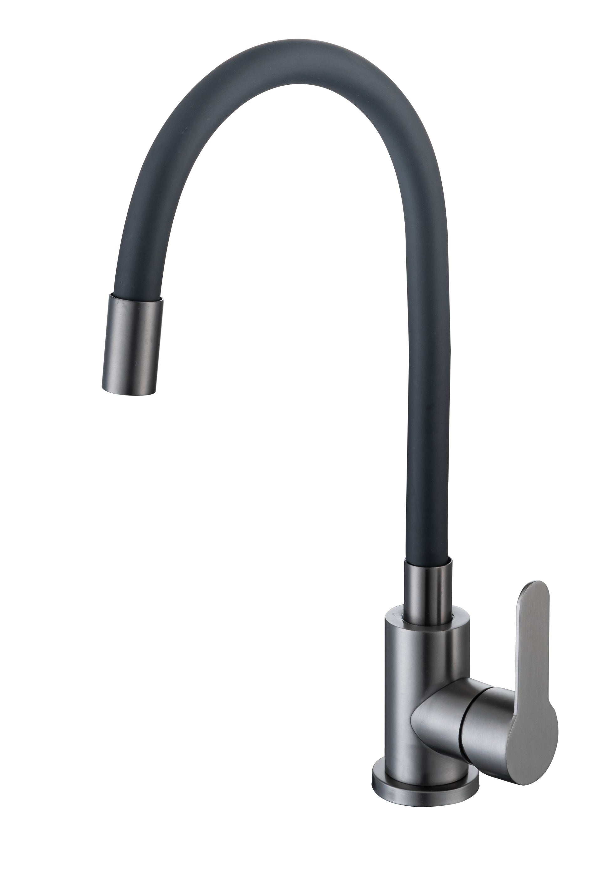 Küchenarmatur mit flexiblem Auslauf Schwarz Flexi/Graphit