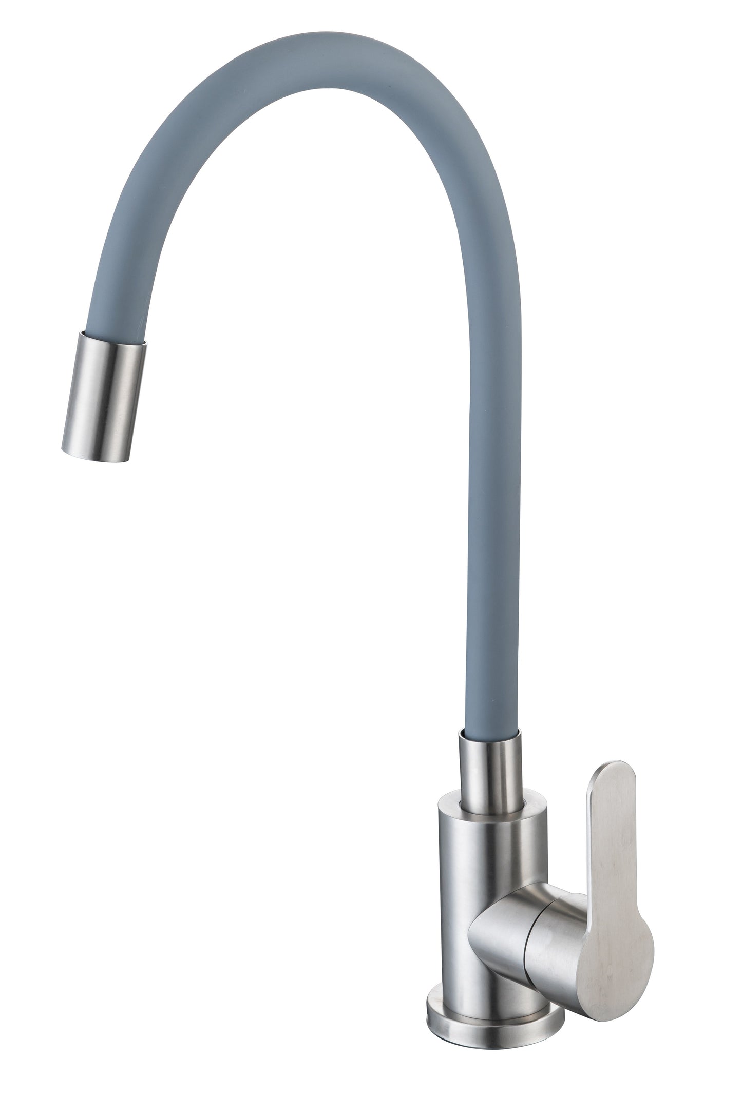 Kitchen Tap with Flexible Spout Grey Flexi /Inox