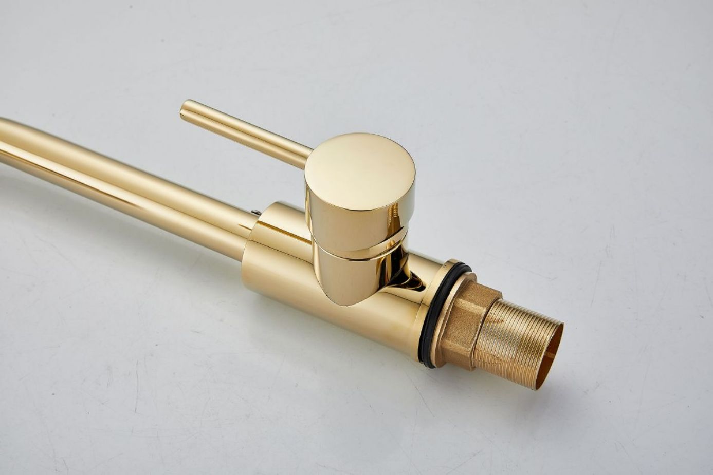 Einhebel-Küchenarmatur, 360° schwenkbar, gold - 1101G