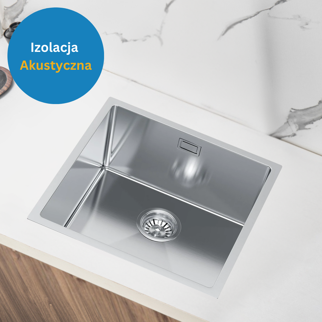 Zlewozmywak Jednokomorowy Ze Stali - 44x44cm w kolorze INOX od VELAZO.