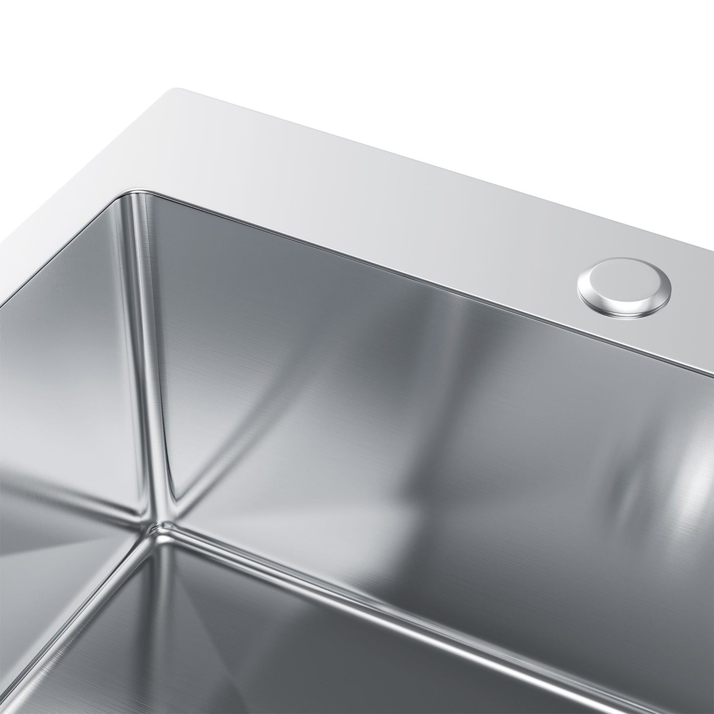 Stainless Steel Sink 48x45cm with tap hole - by Velazo.
