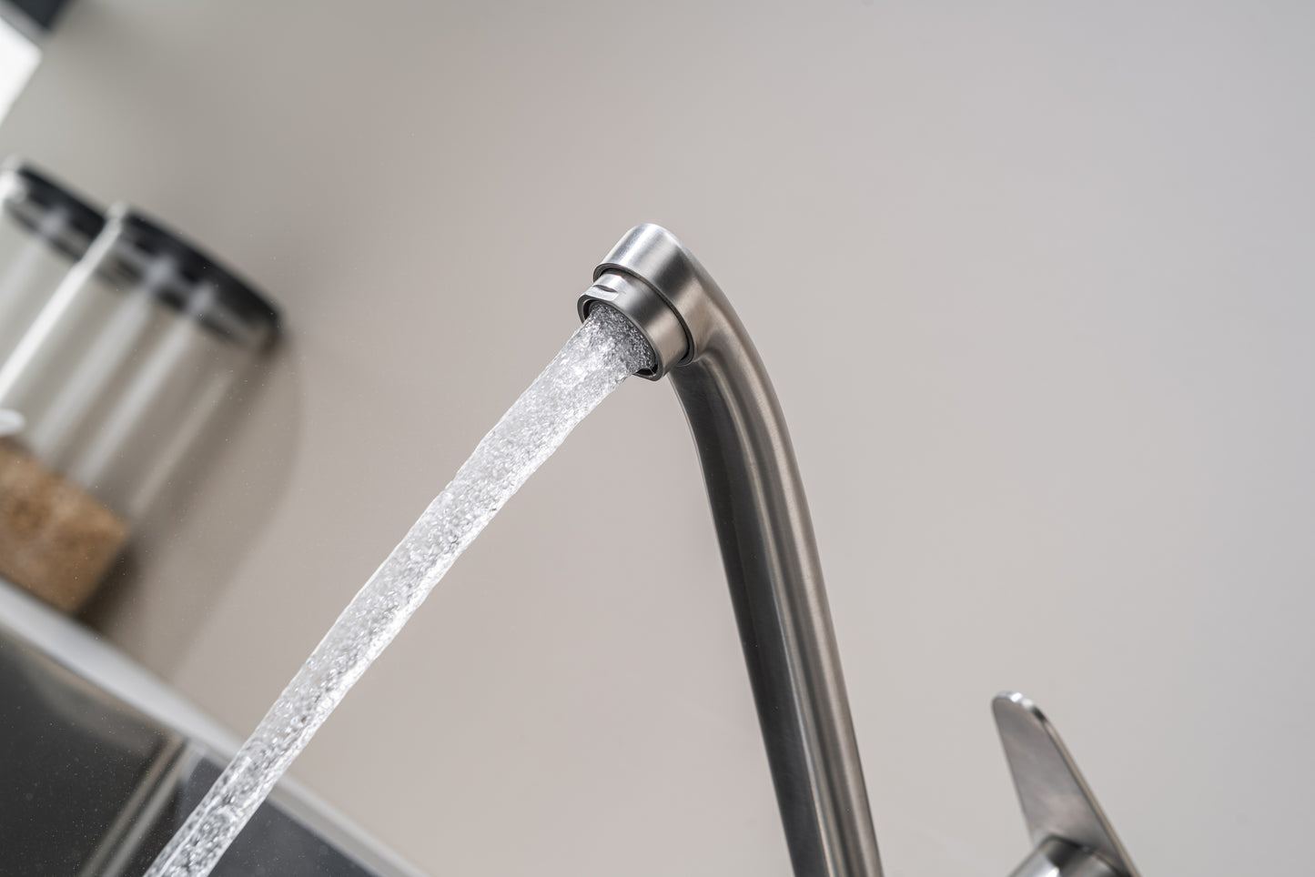 Stainless steel sink tap, hot and cold water tap, kitchen tap
