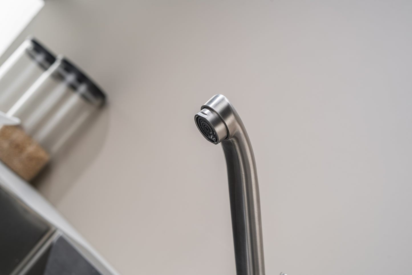 Stainless steel sink tap, hot and cold water tap, kitchen tap