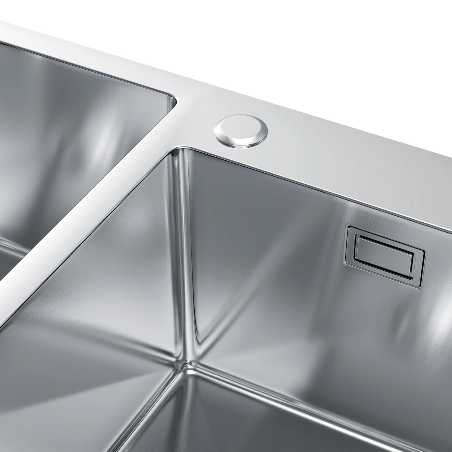 Zlewozmywak Dwukomorowy Stalowy 78x45cm w kolorze INOX od VELAZO.