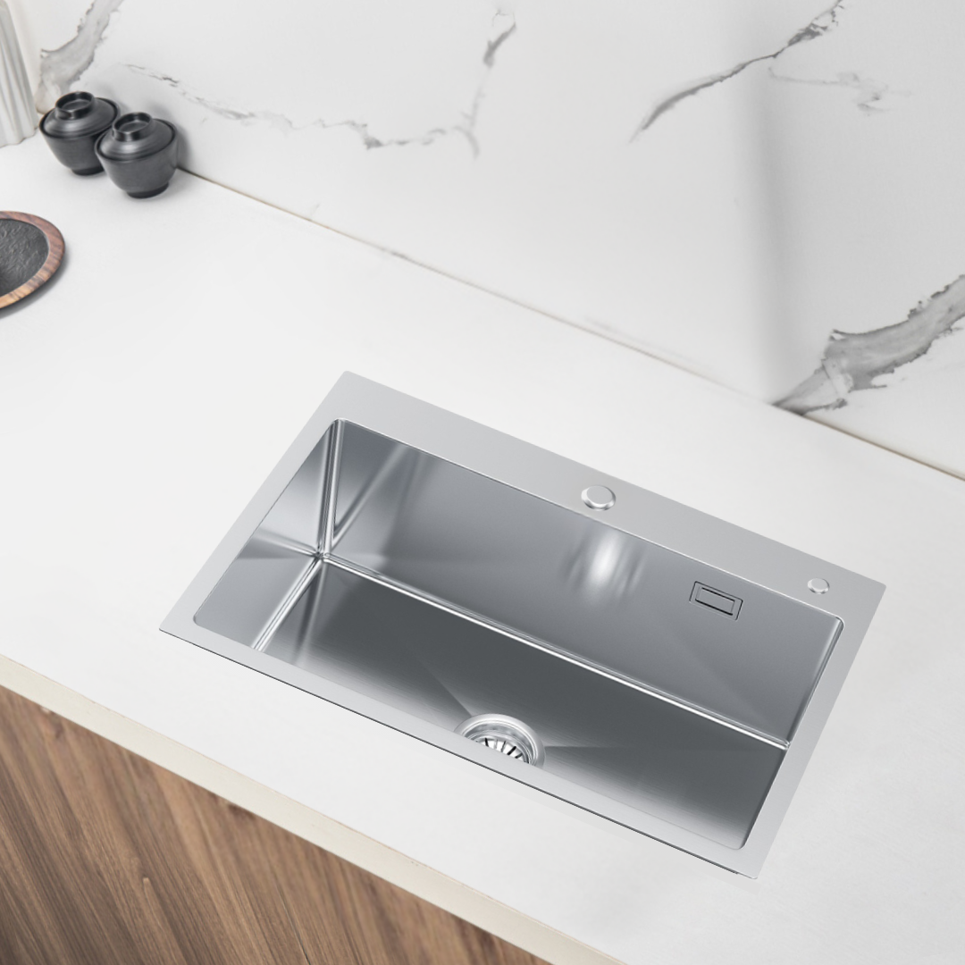 Zlewozmywak jednokomorowy 68x45 cm INOX od VELAZO.
