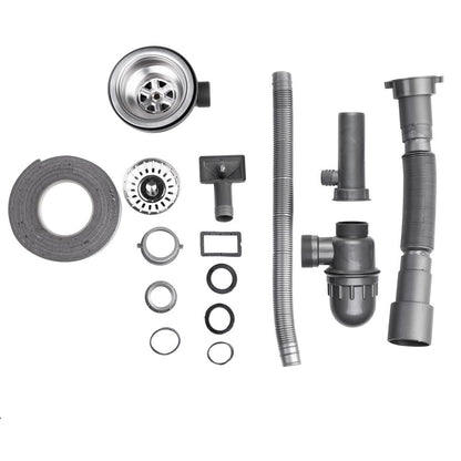 Zlewozmywak Okrągły INOX Ø49 cm Jednokomorowy z Syfonem od Velazo.