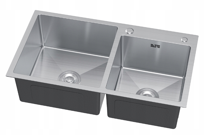 Two-bowl Inox sink 78x43 from Velazo.