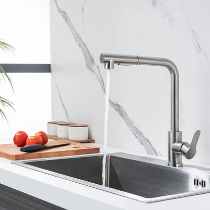 Bateria Kuchenna Inox z Wyciąganą Wylewką