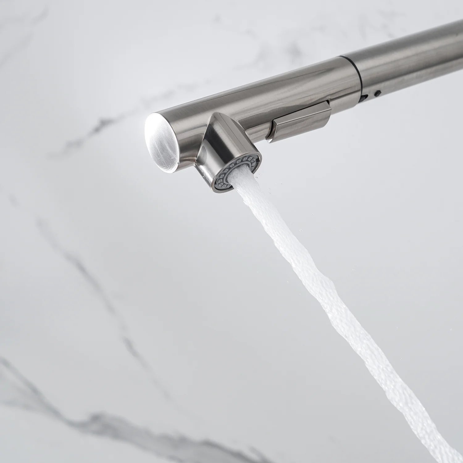 Bateria Kuchenna Inox z Wyciąganą Wylewką