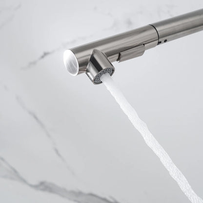 Bateria Kuchenna Inox z Wyciąganą Wylewką