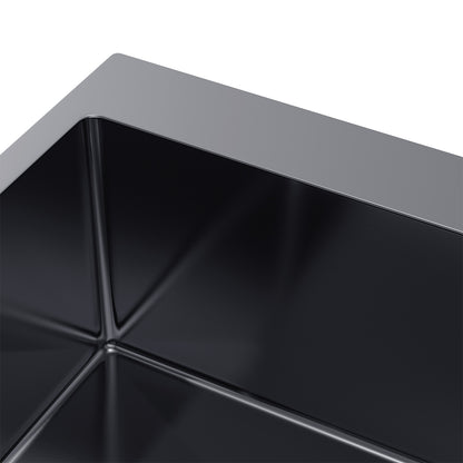 Steel sink measuring 68x45cm - from Velazo.