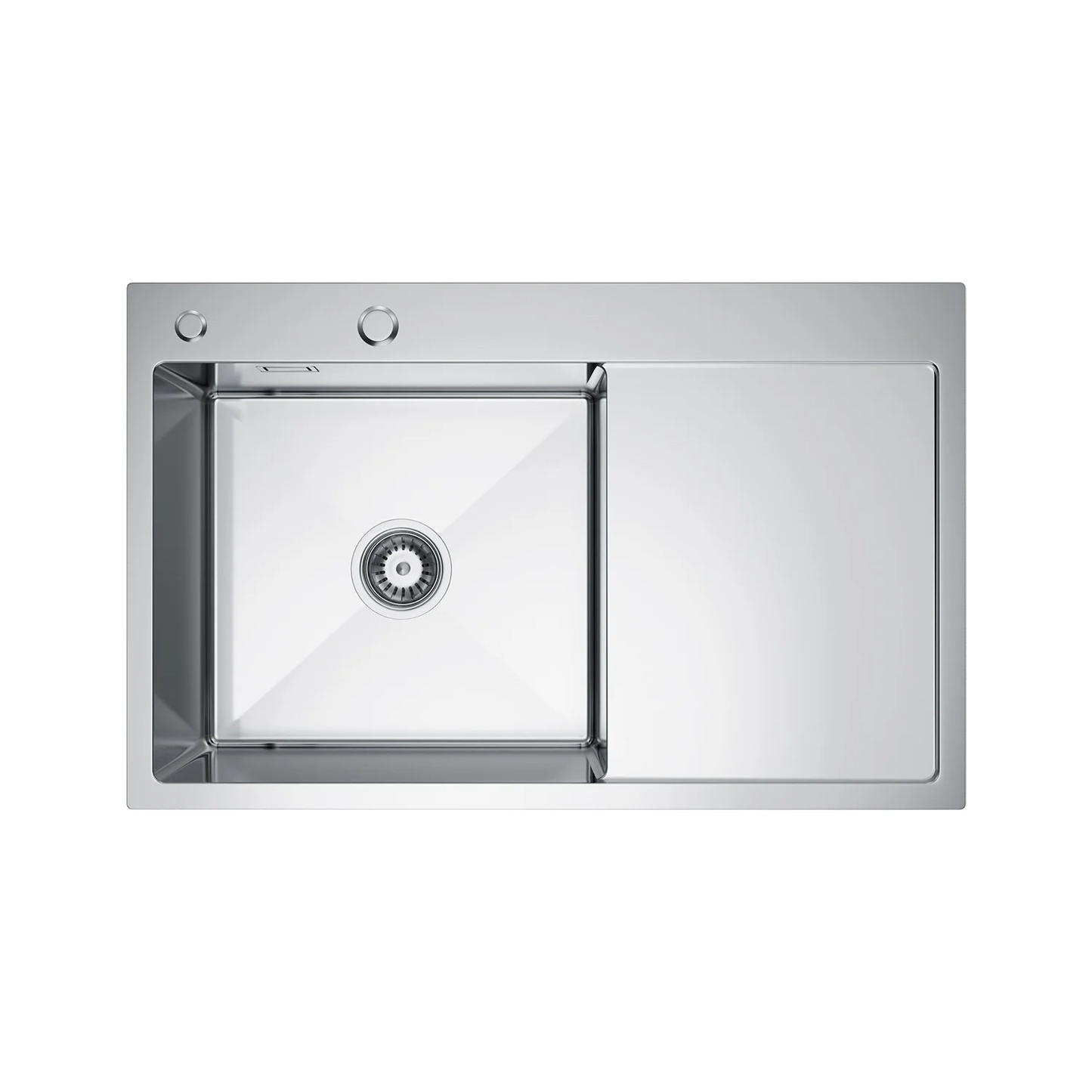 Zlewozmywak Stalowy Jednokomorowy z Ociekaczem 78x49cm w kolorze INOX od VELAZO.