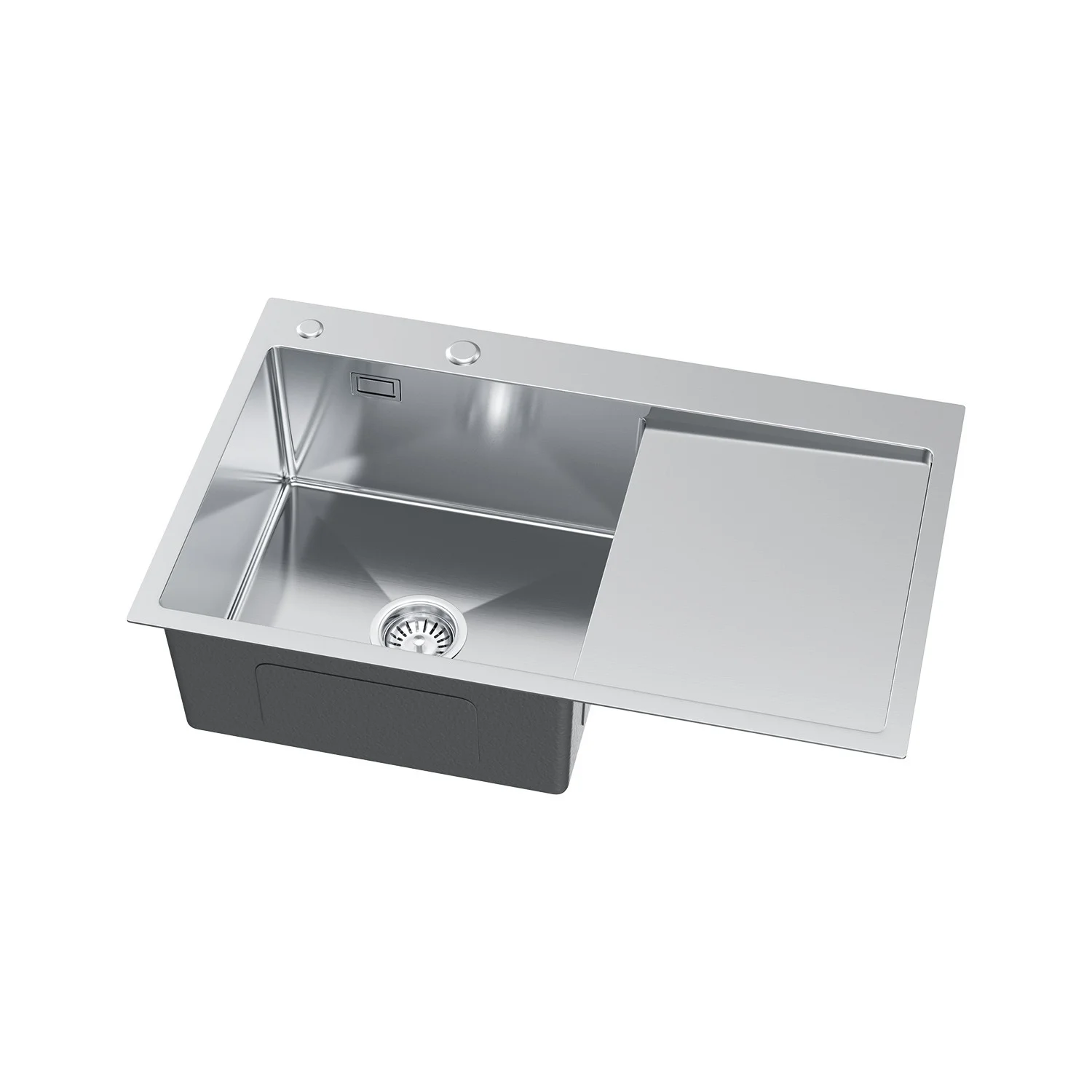 Zlewozmywak Stalowy Jednokomorowy z Ociekaczem 78x49cm w kolorze INOX od VELAZO.