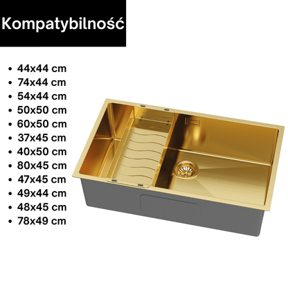 Koszyk Złoty do Zlewozmywaków – Elegancki i Praktyczny Dodatek