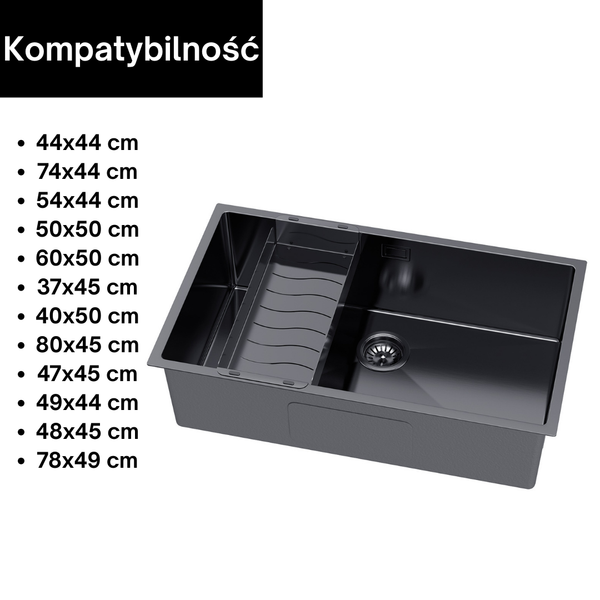 Graphite Basket for Sinks – Stylish and Practical Accessory