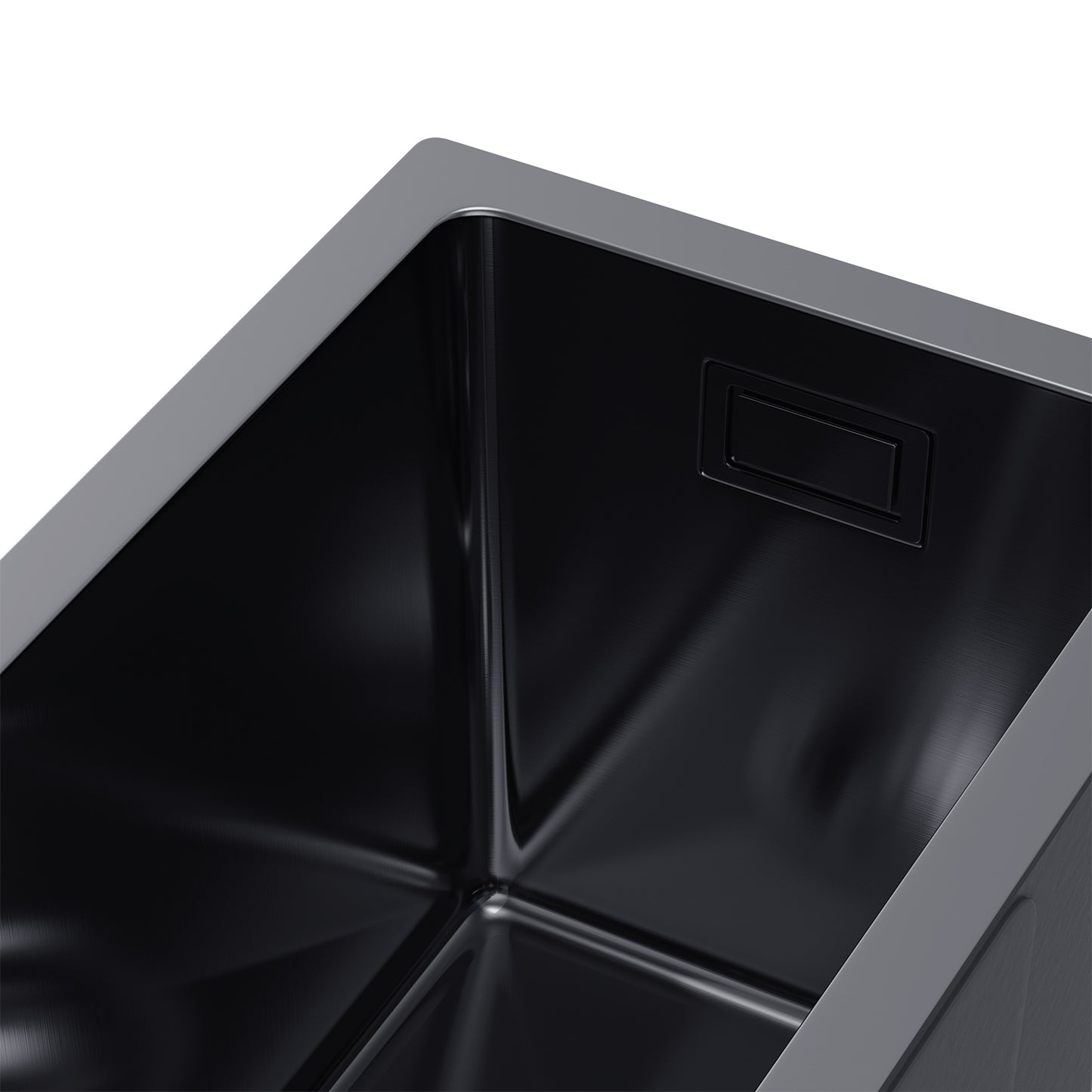 Small Kitchen Sink PVD Black - 22x44cm from Velazo.