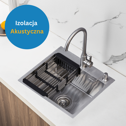 Single-bowl steel sink 40x45 cm INOX from Velazo.