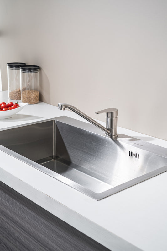 Stainless steel sink tap, hot and cold water tap, kitchen tap