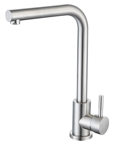 L-förmiger Küchenhahn für die Haushaltsspüle, Gemüsewaschhahn mit Kalt- und Warmwasserfunktion, Spritzschutz