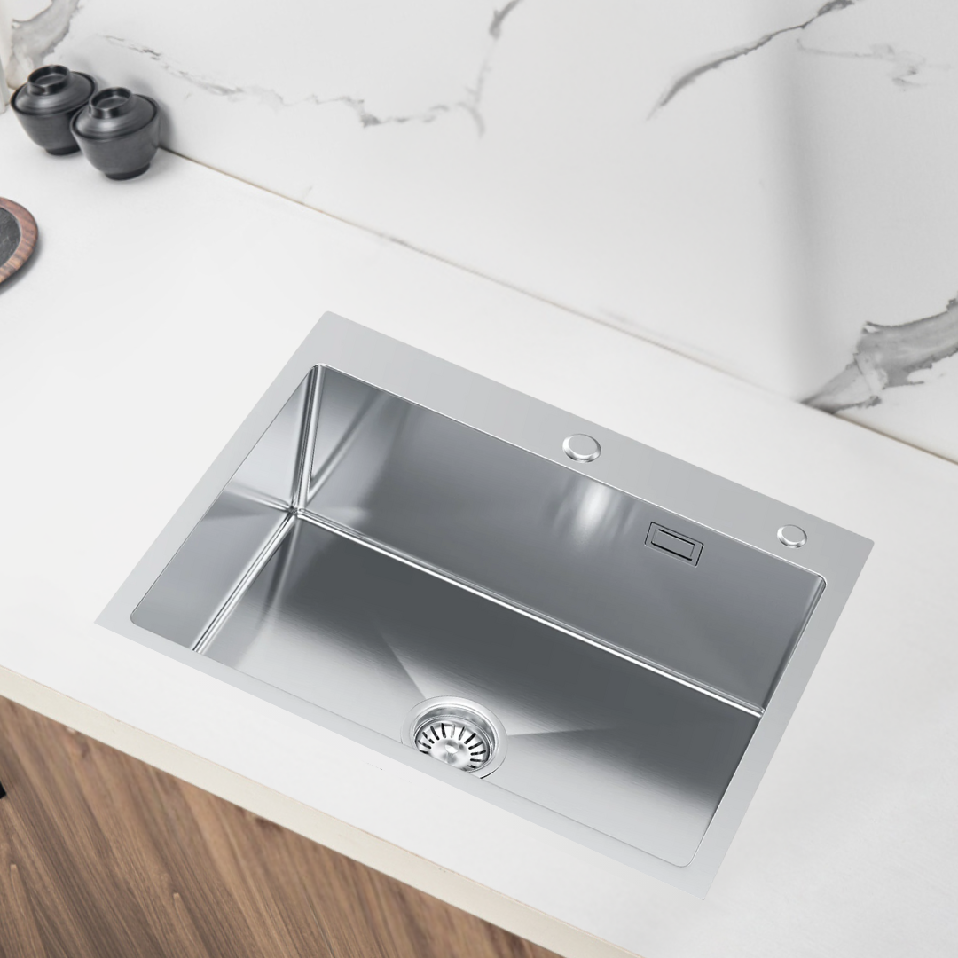 Stainless steel sink - 60x50cm from Velazo.