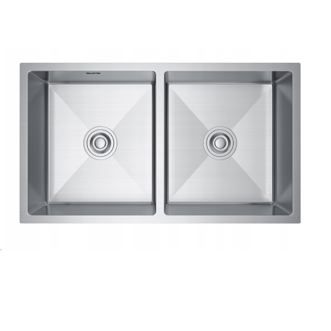 Large two-bowl sink - 80x45 cm from Velazo.