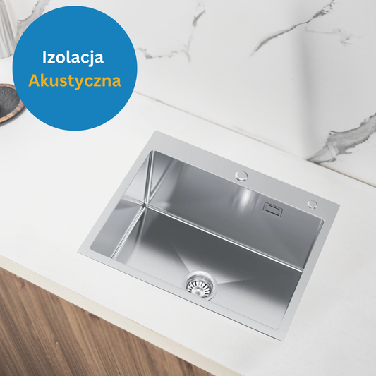 Zlewozmywak stalowy jednokomorowy 50x45 cm INOX od Velazo.