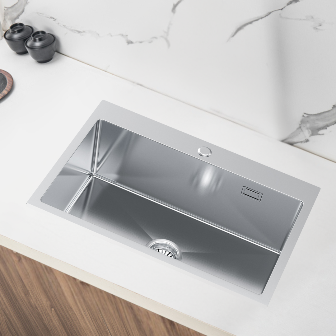 Zlewozmywak Jednokomorowy Stalowy 65x45cm w kolorze INOX od VELAZO.
