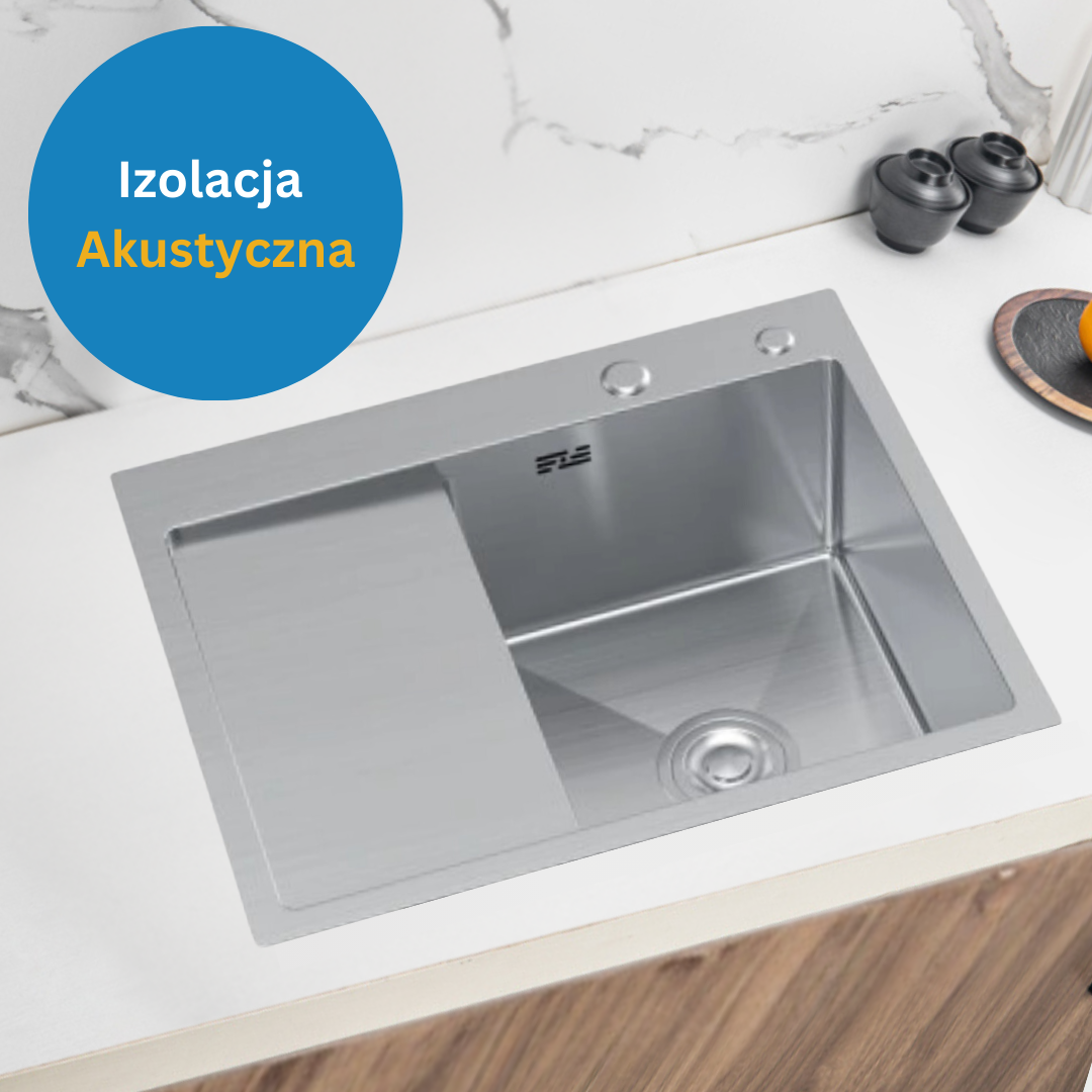 Zlewozmywak Stalowy Jednokomorowy z Ociekaczem - 58x48cm w kolorze INOX od VELAZO.