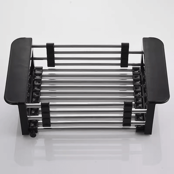Telescopic Basket for Kitchen Sinks in Black