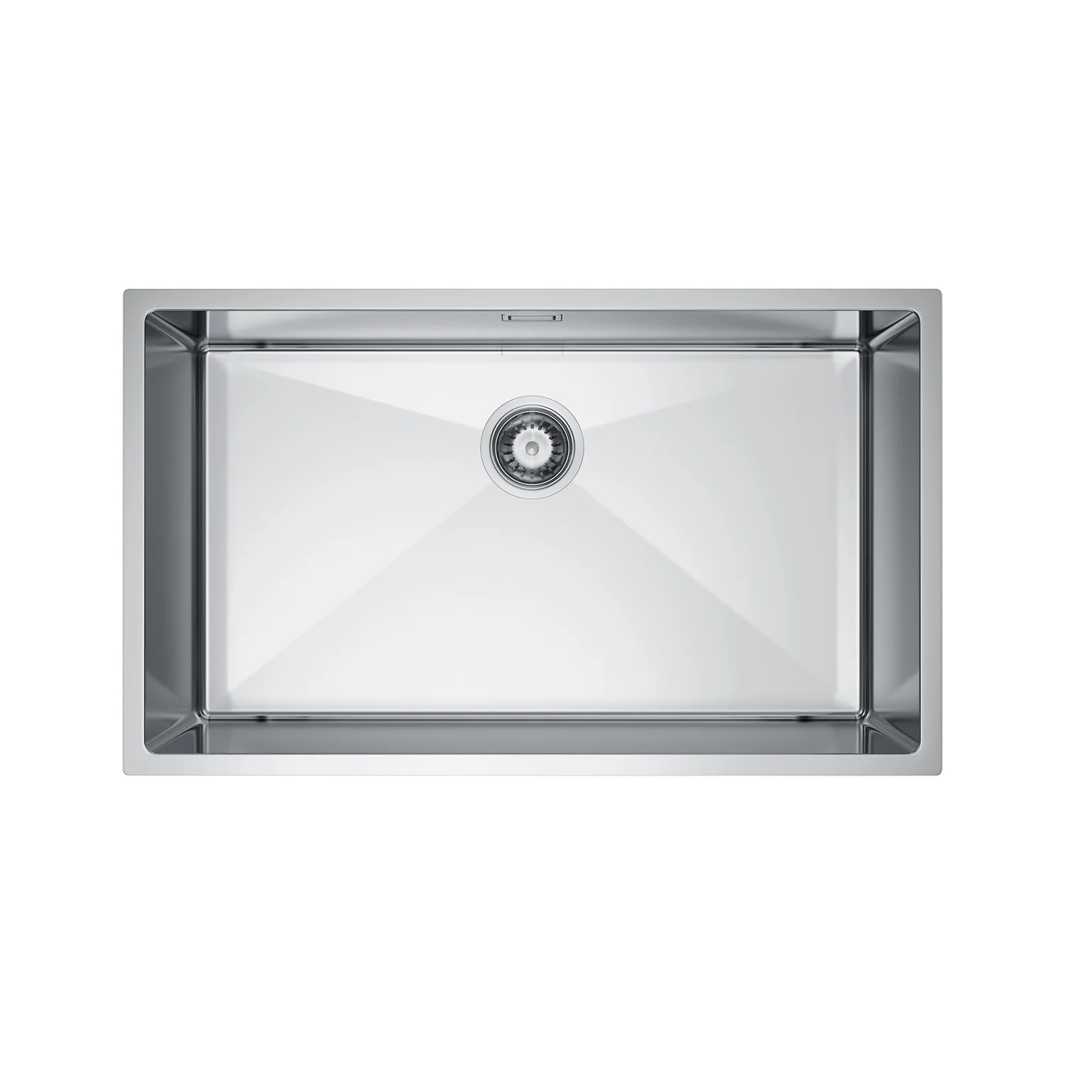 Zlewozmywak Stalowy Jednokomorowy - 74x44cm w kolorze INOX od VELAZO.