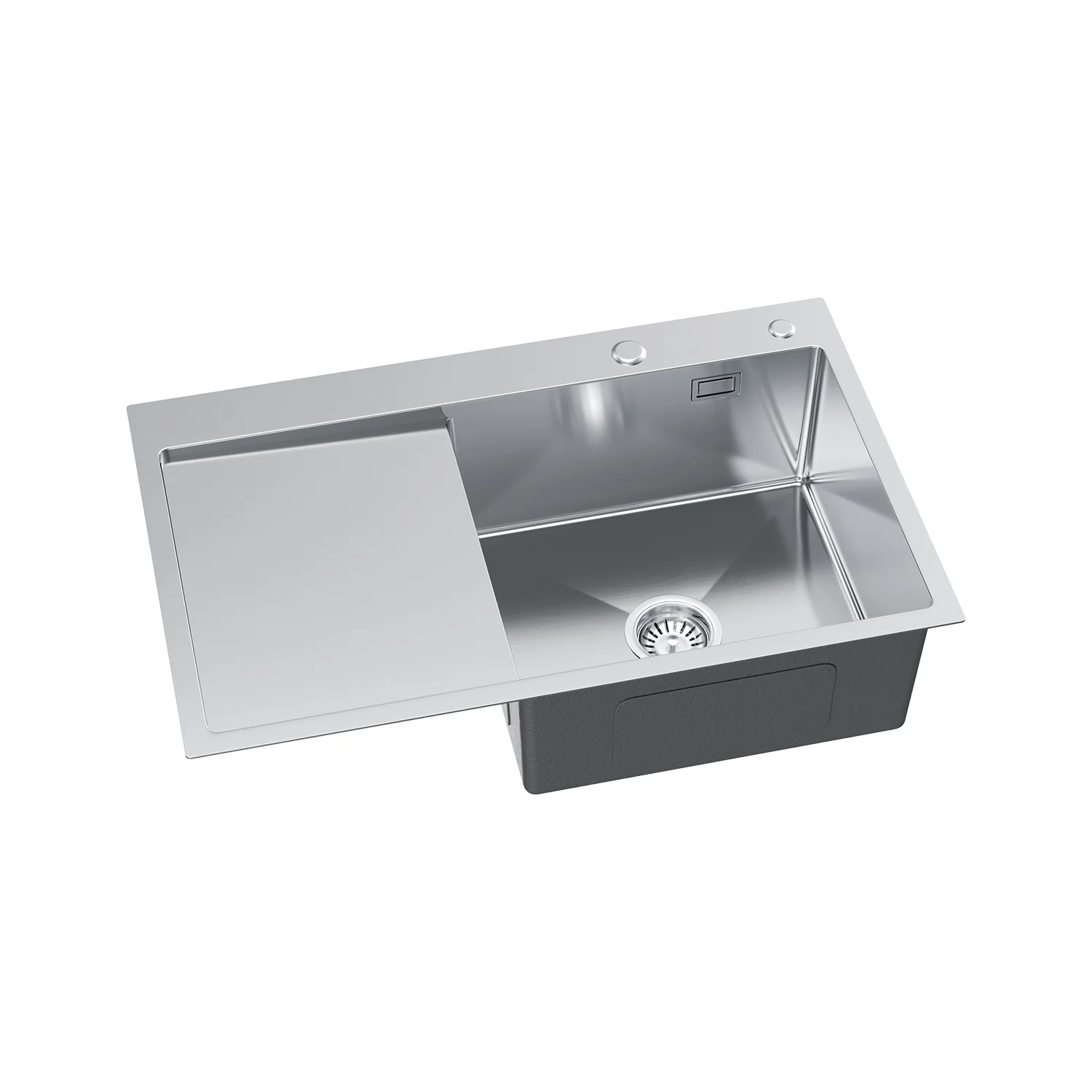 Zlewozmywak Stalowy Jednokomorowy z Ociekaczem - 78x49cm w kolorze INOX od VELAZO.