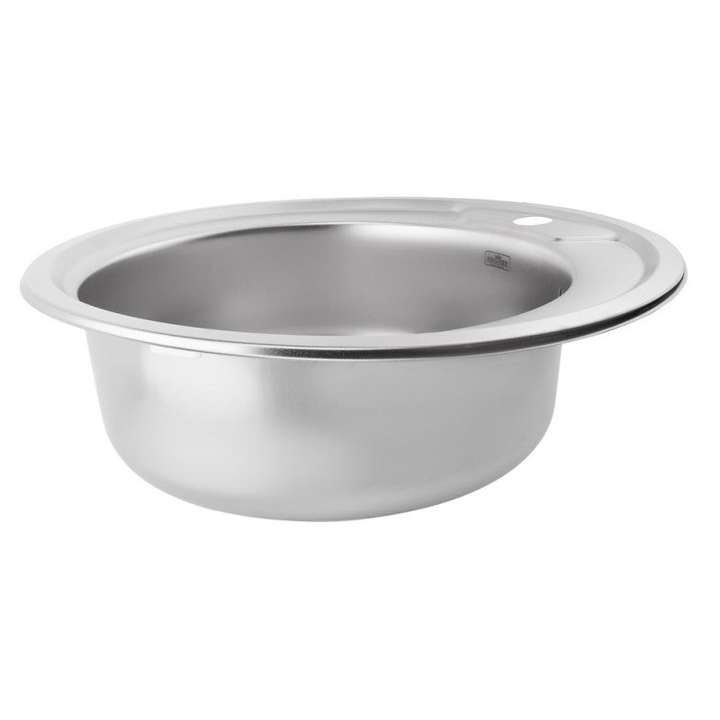 Zlewozmywak Okrągły INOX Ø49 cm Jednokomorowy z Syfonem od Velazo.